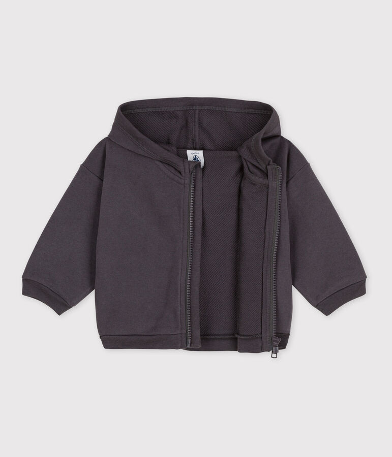 Baby-Kapuzensweatshirt grau