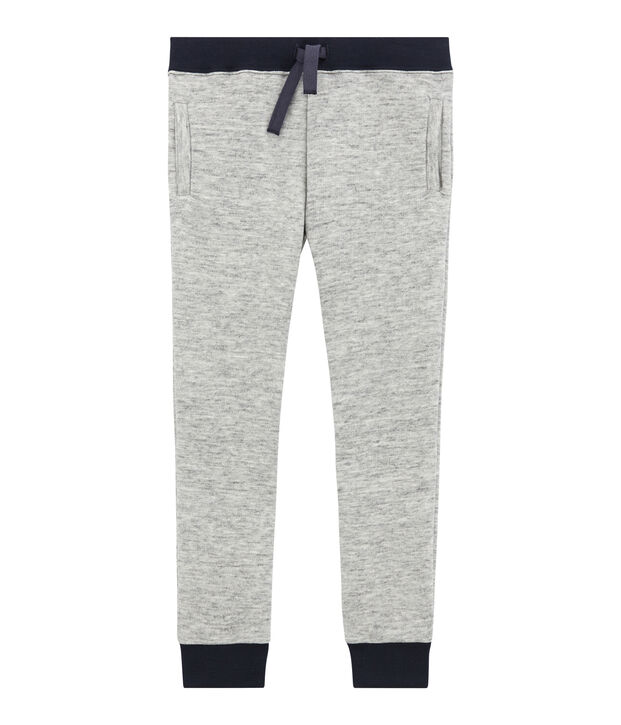Jungen Hose aus Molton grau