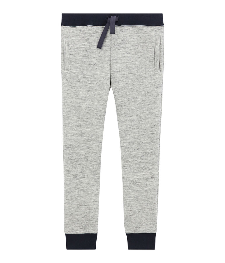 Jungen Hose aus Molton grau GRIS