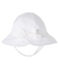 Babyhut aus Twill für kleine Mädchen weiss MARSHMALLOW