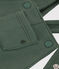 Lange Baby-Latzhose aus Molton grün CROCO