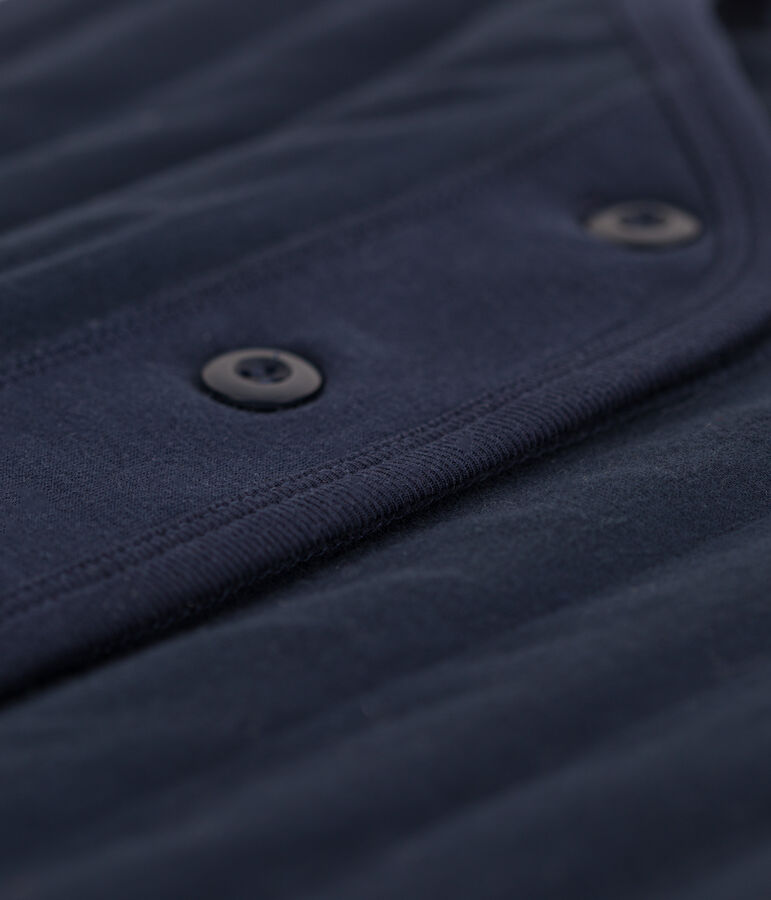 Flauschige Damen-Weste blau