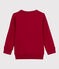 Kinder-Sweatshirt aus Molton für Jungen rot TERKUIT