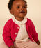 Baby-Cardigan aus Baumwollstrick rosa DELHI