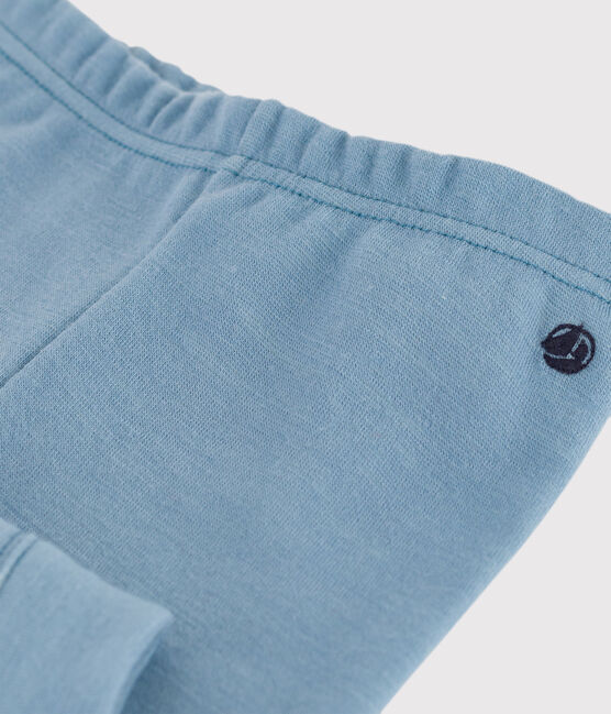 Baby-Leggings aus Woll- und Baumwoll-Jersey blau ROVER