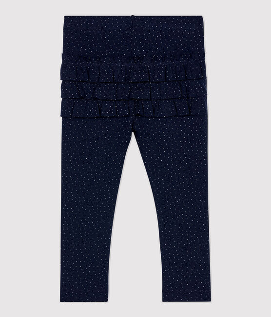 Baby-Body aus Baumwolle. blau SMOKING/weiss MARSHMALLOW