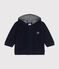 Baby-Sweatshirt aus Polar-Fleece blau SMOKING