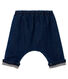 Baby-hose unisex aus doppelstrick im denimlook