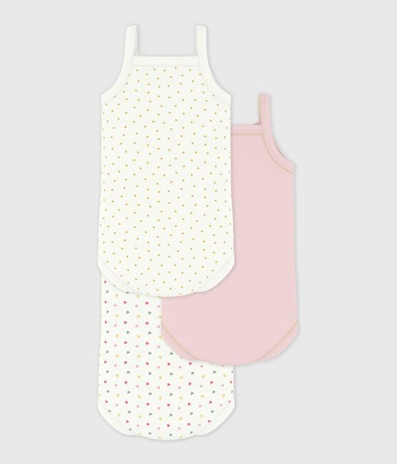 3er-Set Baby-Trägerbodys aus Baumwolle variante 1