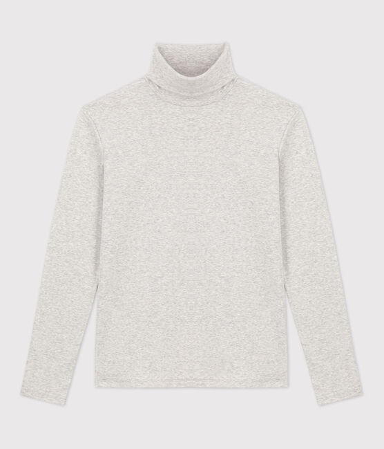 Rollkragenshirt aus BIO-Baumwolle für Damen grau BELUGA CHINE