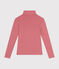 Damen-Rollkragenshirt "L'Iconique" aus Baumwolle rosa ROSEWOOD