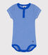 Kurzärmeliger Baby-Body aus Baumwolle mit Ringelstreifen
