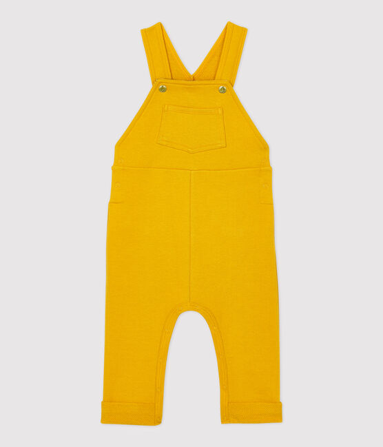 Baby-Latzhose aus Molton. gelb BOUDOR