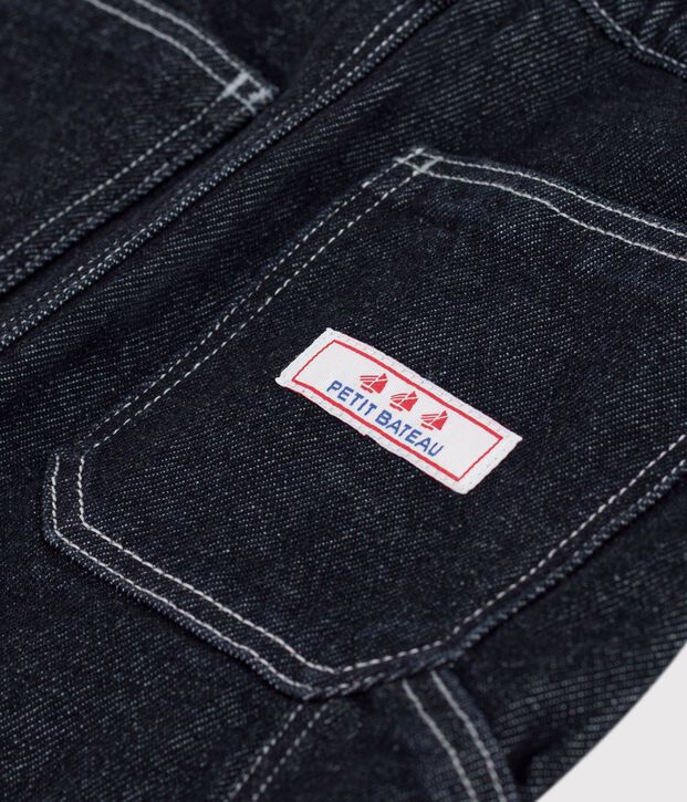Kinder Carpenter-Hose aus Denim DENIM BRUT FONCE
