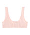 Gepolsterter Bustier für Mädchen rosa FLEUR