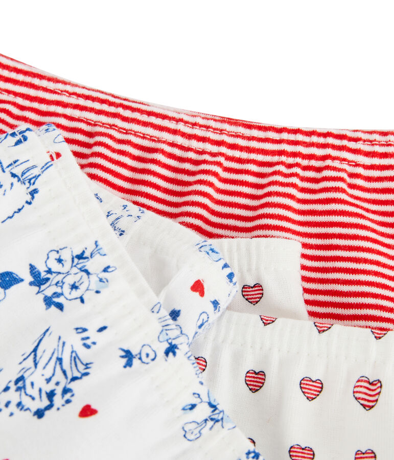 3er-Set Shortys f&uuml;r kleine M&auml;dchen vielfarbig