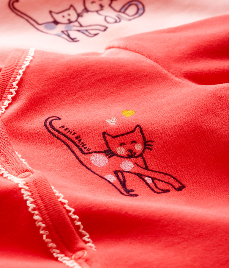 Zweier-Set Baby-Strampler aus Nicki vielfarbig