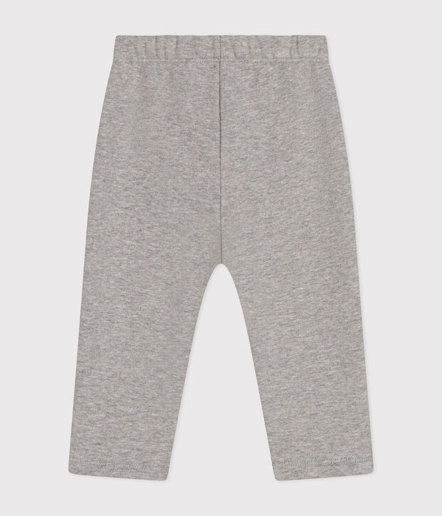 Baby-Hose aus Molton grau