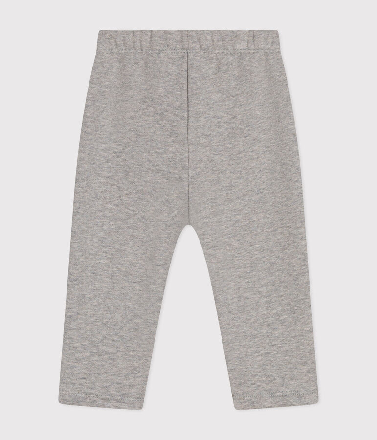 Baby-Hose aus Molton grau