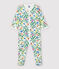 Baby-Strampler aus Baumwolle mit Dschungel-Motiv weiss MARSHMALLOW/weiss MULTICO