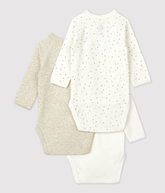 3er-Set Baby-Bodys aus Bio-Baumwolle variante 1
