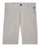 Gestreifte Jungen-Bermudashorts grau MINERAI/weiss LAIT