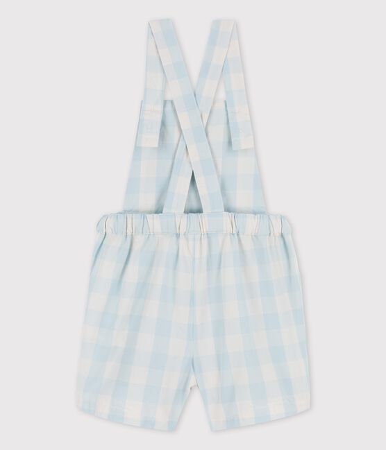 Kurze Baby-Latzhose aus Popeline BOLDAIR/ MARSHMALLOW