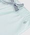Baby-Shorts aus einfarbiger Baumwolle blau