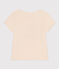 Mädchen-T-Shirt aus leichtem Jerseystoff weiss AVALANCHE/ MULTICO