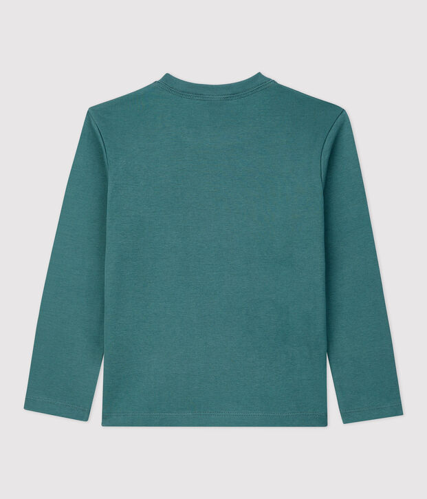 T-Shirt aus Bio-Baumwolle f&uuml;r M&auml;dchen und Jungen gr&uuml;n