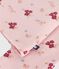 Kinder-Cardigan aus bedruckter Baumwolle  rosa JOLI/weiss MULTICO