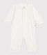 Baby-Kombi-Overall aus Baumwolle mit Kragen und kleinen Herzen