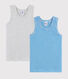Set mit 2 Tanktops mit Ringelmuster für kleine Jungen