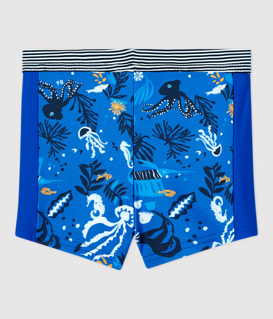 Umweltfreundliche Baby-Badeshorts für Jungen blau SURF/weiss MULTICO