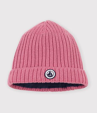 Baby-M&uuml;tze aus Baumwolle mit Fleece - Fleece
