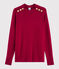 Damenpullover aus Wolle rot TERKUIT
