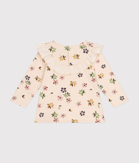 Baby-Bluse aus Doppeljersey weiss AVALANCHE/ MULTICO