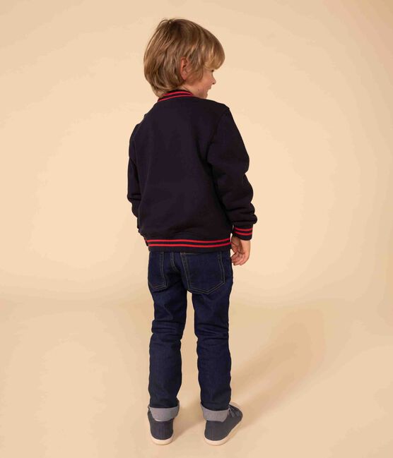 Teddy aus dichtem Jersey für Kinder/Jungen blau SMOKING