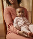 Zweiteiliges Baby-Set aus Woll- und Baumwoll-Strick