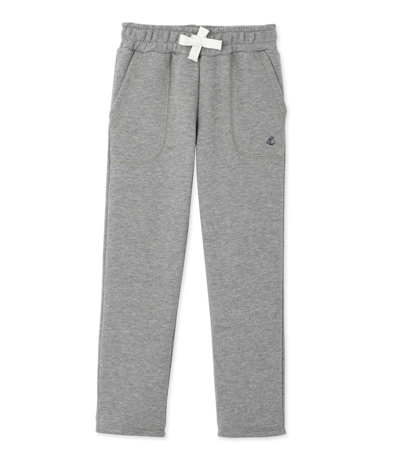 Jungen-Hose aus Molton grau