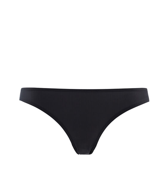 Bikini-Höschen Damen schwarz NOIR