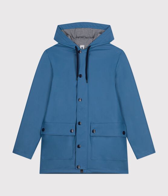 Klassische Damen/Herren-Regenjacke blau BEACH