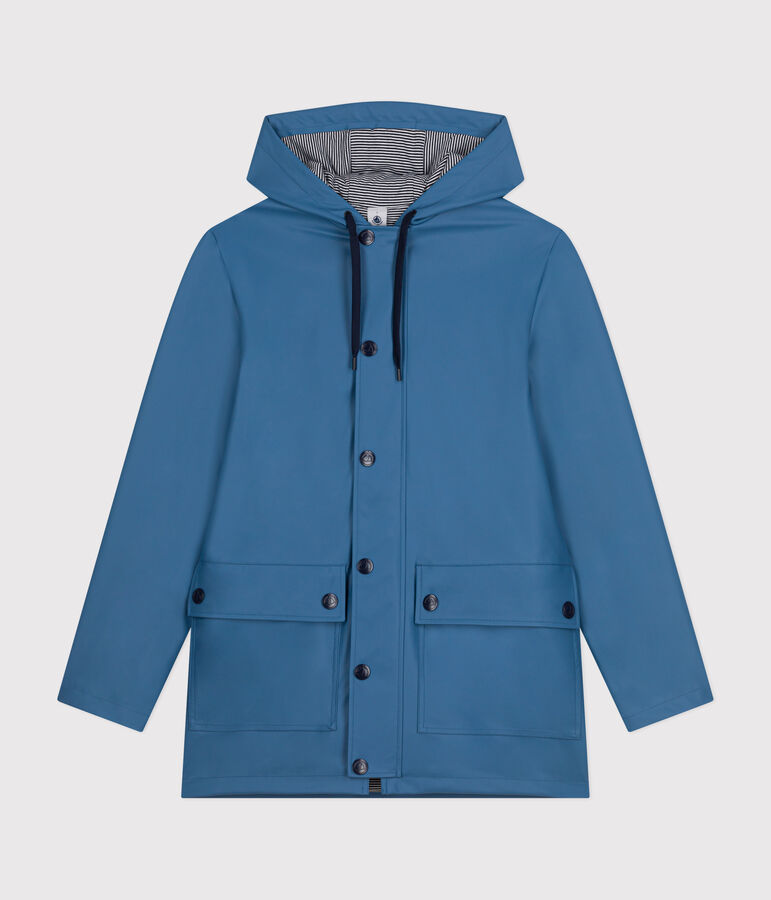 Klassische Damen/Herren-Regenjacke blau