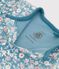 Baby-Strampler aus Bio-Nicki mit Muster MOZAIK/ MARSHMALLOW