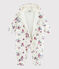 Baby-Fliegerorverall für Mädchen/Jungen weiss MARSHMALLOW/rosa ROSE/ MULTICO