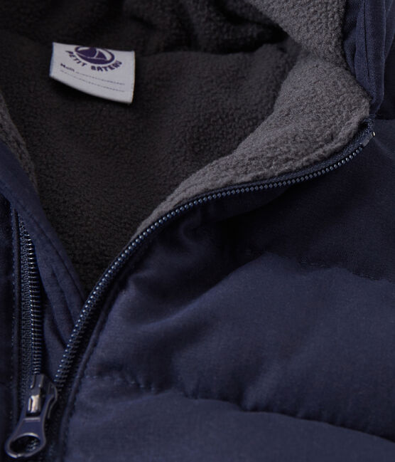 Baby-Jungen-Winterjacke blau SMOKING