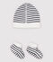 Zweiteiliges gestreiftes Baby-Set aus Bio-Baumwolle variante 1