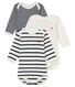 Trio langärmelige Baby-Bodys