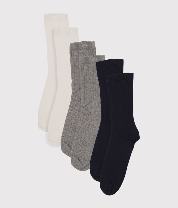 3er-Set Kindersocken f&uuml;r Jungen vielfarbig