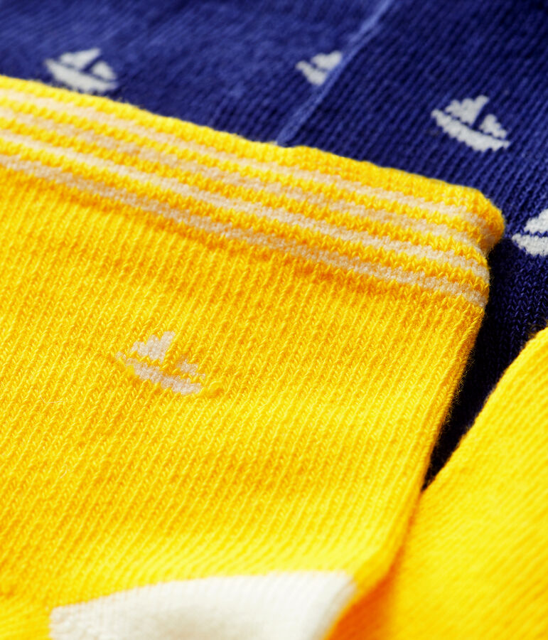 Set aus zwei Paar Babystr&uuml;mpfen f&uuml;r Jungen blau